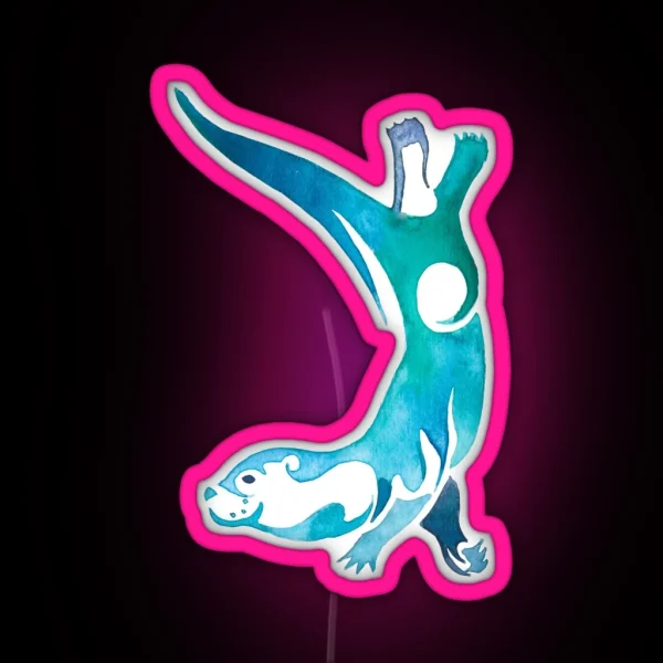 Otterly Adorable RGB Neon Sign