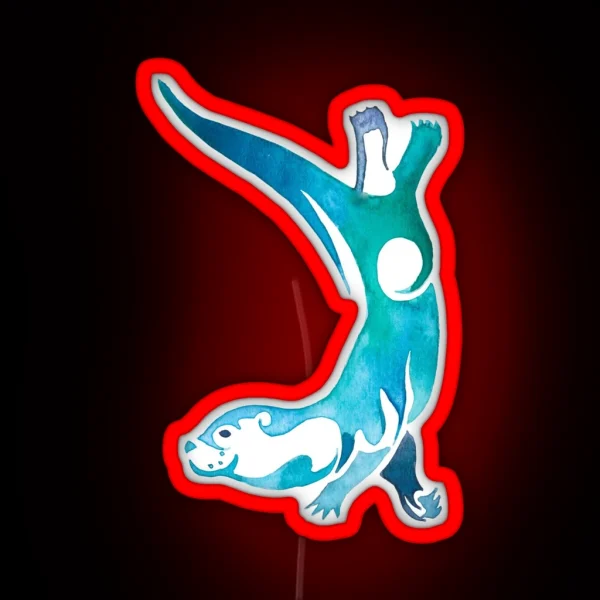 Otterly Adorable RGB Neon Sign