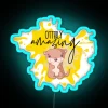 Adorable Otter Wall Decoration with Vibrant Color Changing RGB Lighting