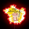 Add a playful touch with cute otter colorful glow lighting.