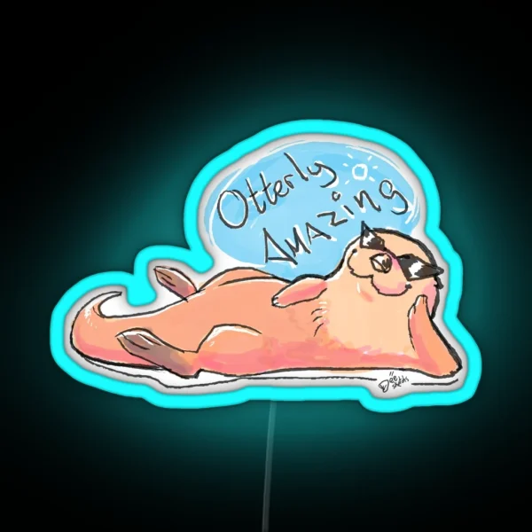 Otterly Amazing RGB Neon Sign