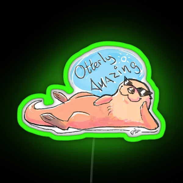 Otterly Amazing RGB Neon Sign