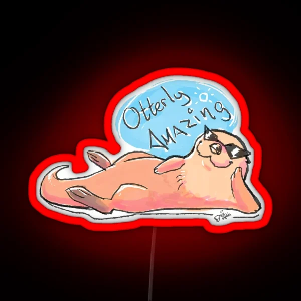 Otterly Amazing RGB Neon Sign