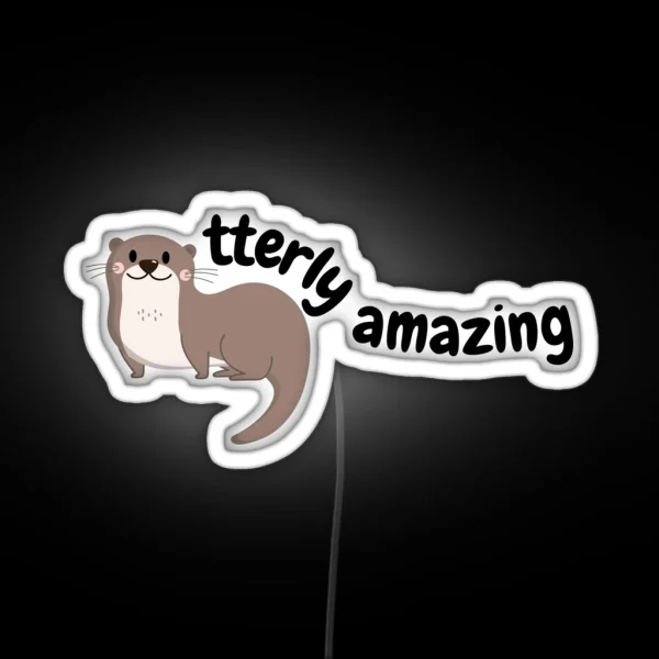 Otterly Amazing RGB Neon Sign