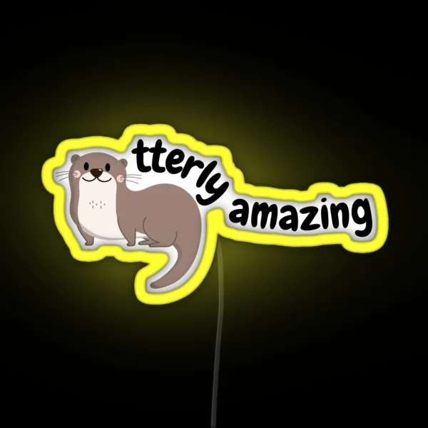 Otterly Amazing RGB Neon Sign