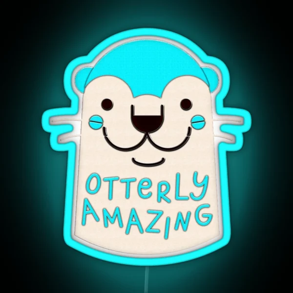 Otterly Amazing RGB Neon Sign