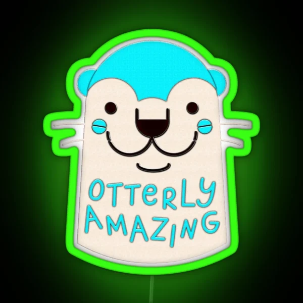 Otterly Amazing RGB Neon Sign