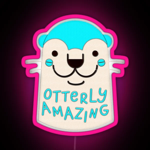 Otterly Amazing RGB Neon Sign