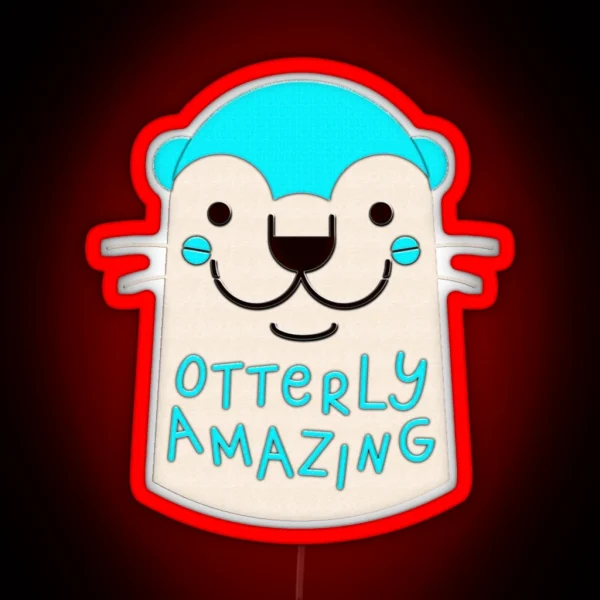 Otterly Amazing RGB Neon Sign
