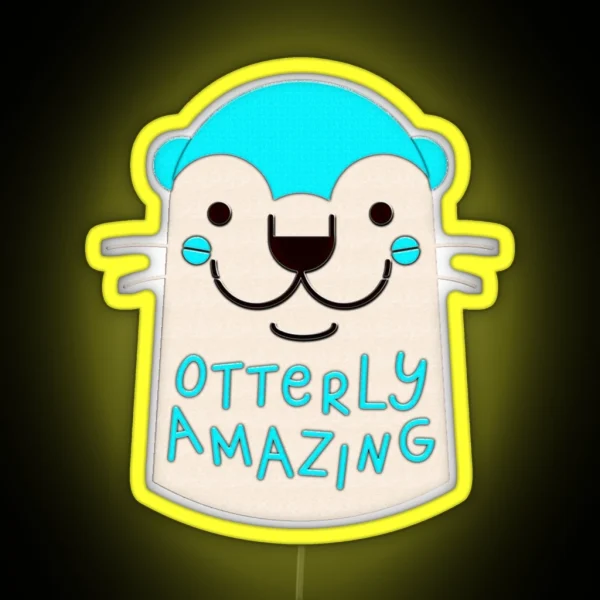 Otterly Amazing RGB Neon Sign