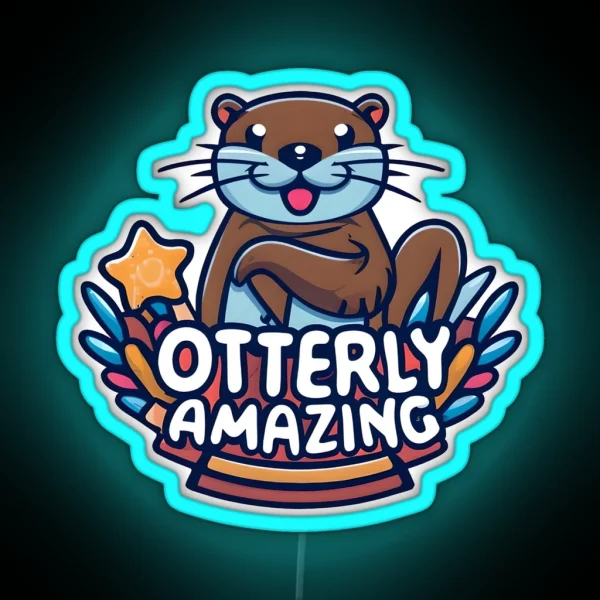 Otterly Amazing RGB Neon Sign