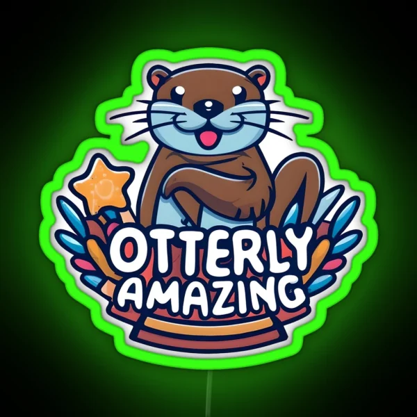 Otterly Amazing RGB Neon Sign