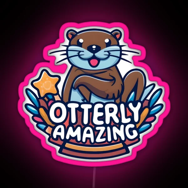 Otterly Amazing RGB Neon Sign