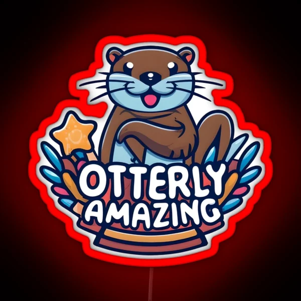 Otterly Amazing RGB Neon Sign