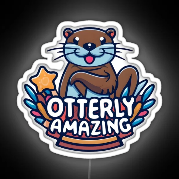 Otterly Amazing RGB Neon Sign