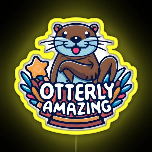 Otterly Amazing RGB Neon Sign