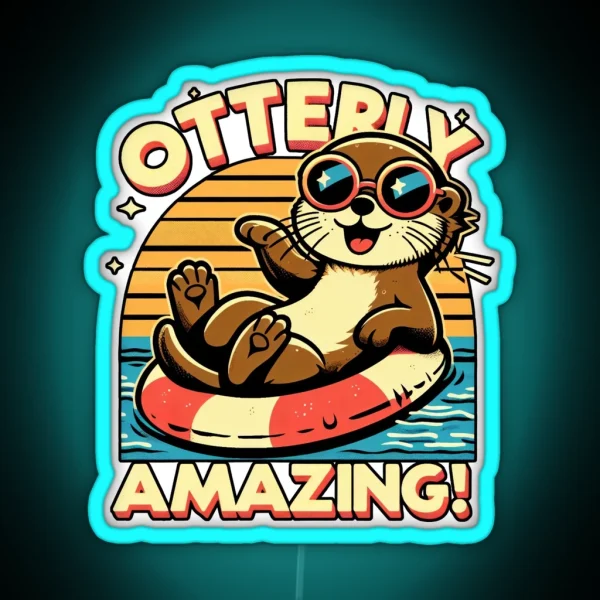 Otterly Amazing RGB Neon Sign