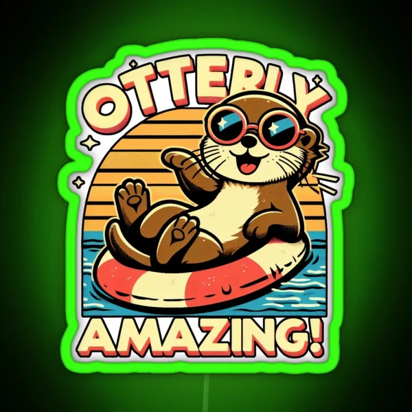 Otterly Amazing RGB Neon Sign
