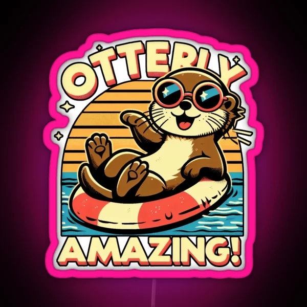 Otterly Amazing RGB Neon Sign