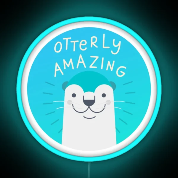 Otterly Amazing RGB Neon Sign