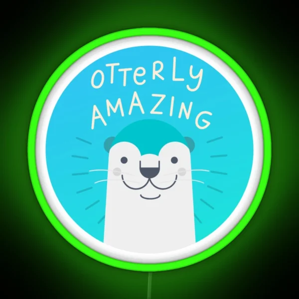 Otterly Amazing RGB Neon Sign