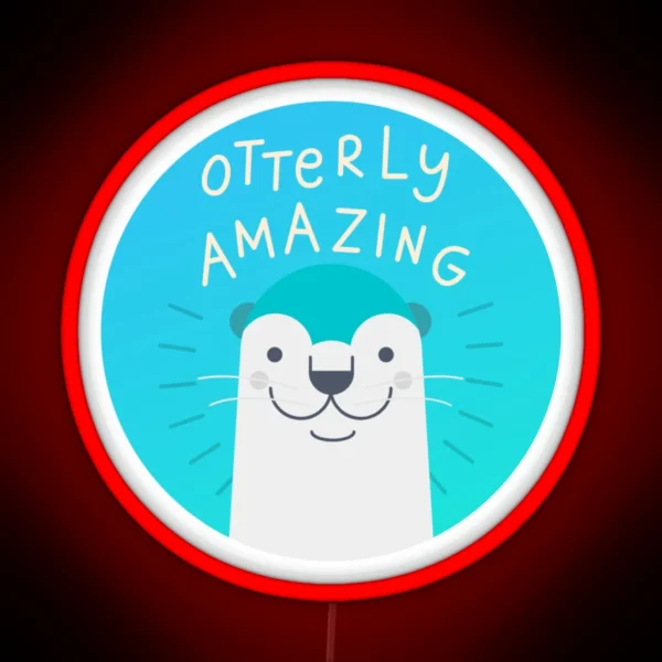 Otterly Amazing RGB Neon Sign