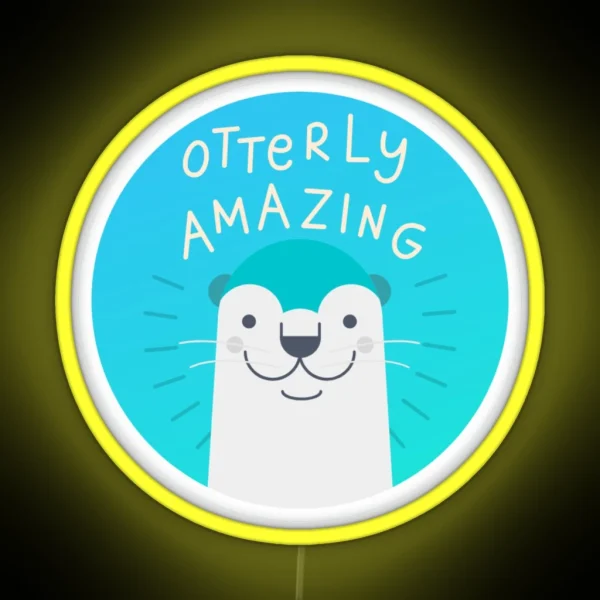 Otterly Amazing RGB Neon Sign
