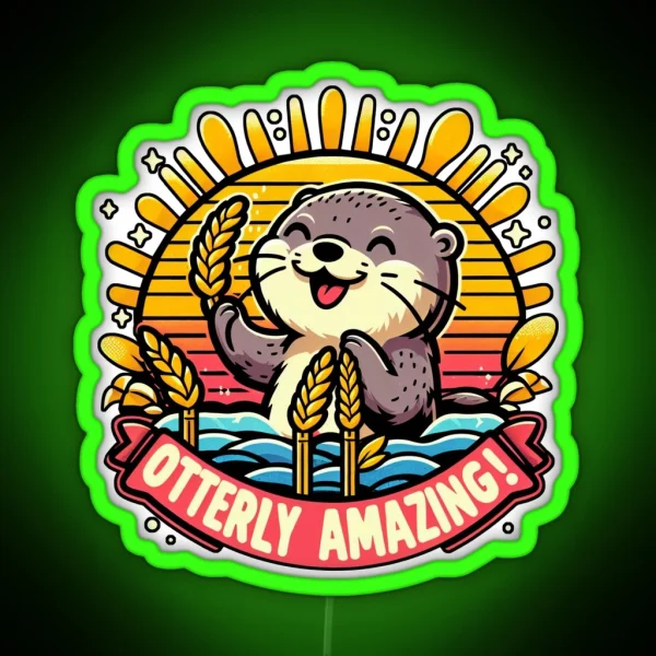 Otterly Amazing V2 RGB Neon Sign