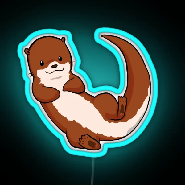 Otterly Awesome RGB Neon Sign