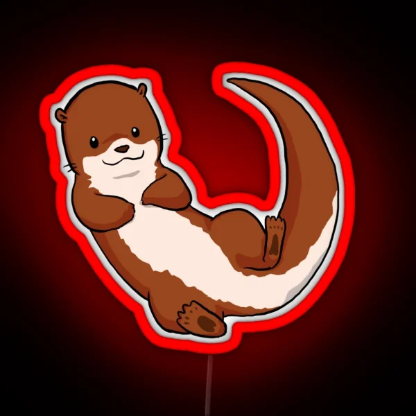 Otterly Awesome RGB Neon Sign