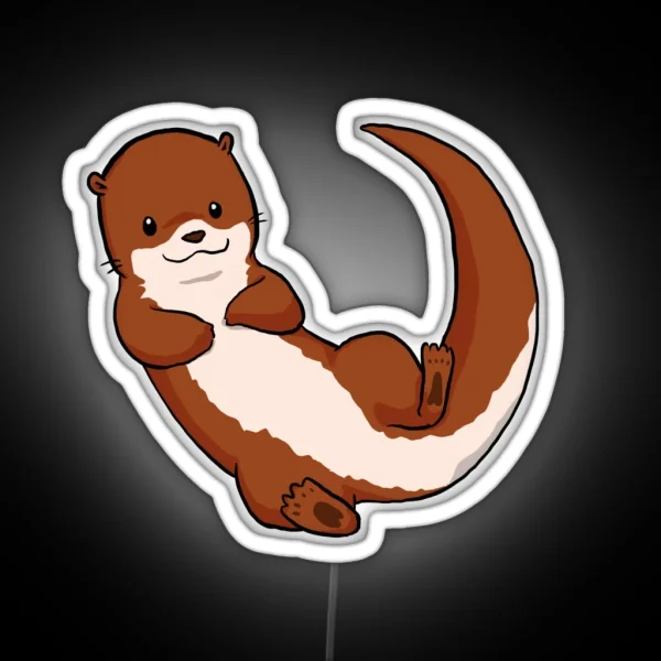 Otterly Awesome RGB Neon Sign