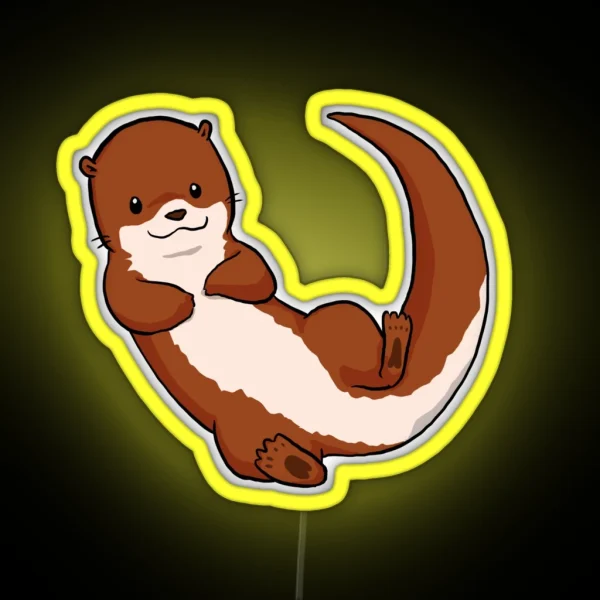 Otterly Awesome RGB Neon Sign