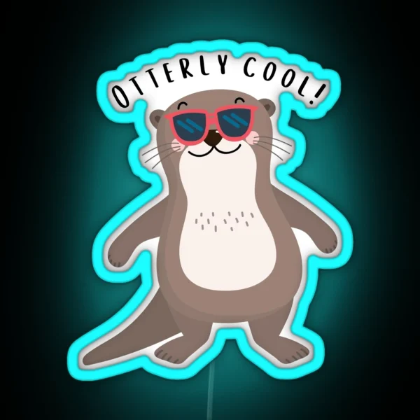 Otterly Cool RGB Neon Sign