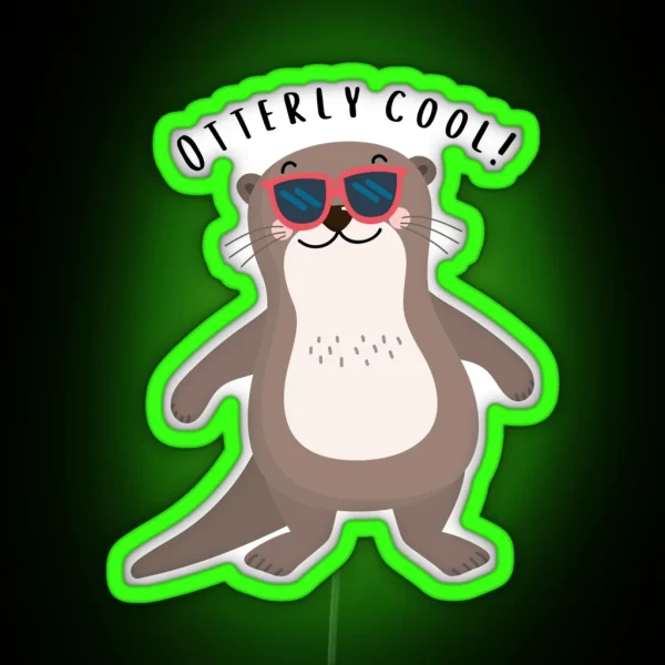Otterly Cool RGB Neon Sign