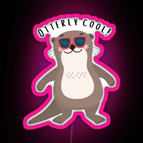 Otterly Cool RGB Neon Sign