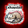 Playful otter-themed LED wall decor for those feeling utterly drained