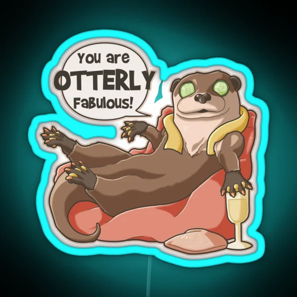 Otterly Fabulous RGB Neon Sign