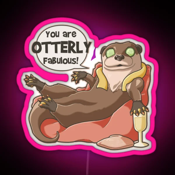 Otterly Fabulous RGB Neon Sign