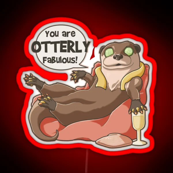 Otterly Fabulous RGB Neon Sign