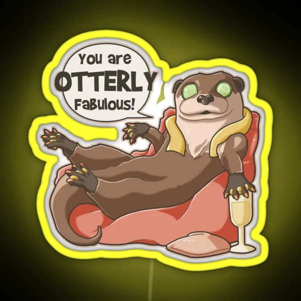Otterly Fabulous RGB Neon Sign
