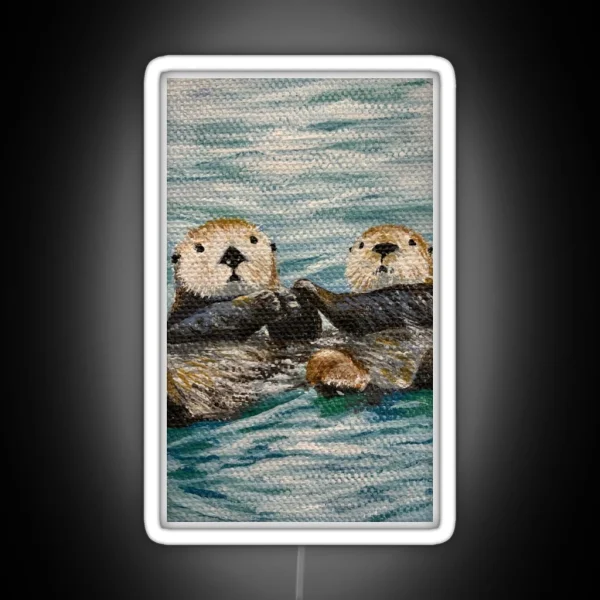 Otterly In Love RGB Neon Sign