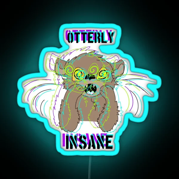 Otterly Insane RGB Neon Sign