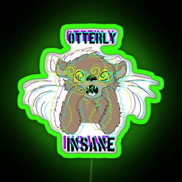 Otterly Insane RGB Neon Sign