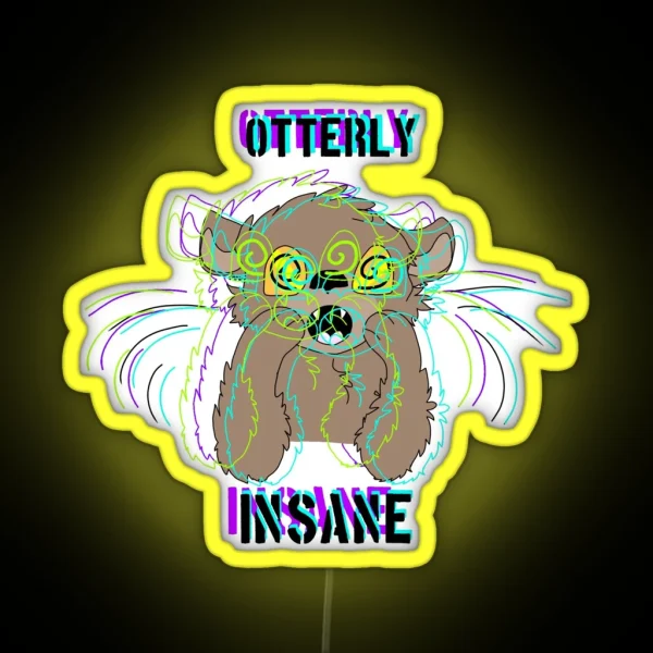 Otterly Insane RGB Neon Sign
