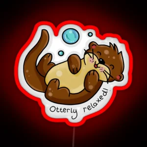 Otterly Relaxed RGB Neon Sign