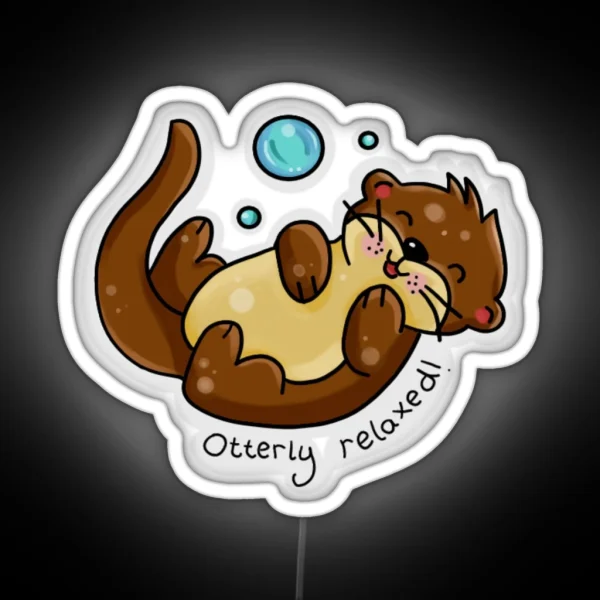 Otterly Relaxed RGB Neon Sign