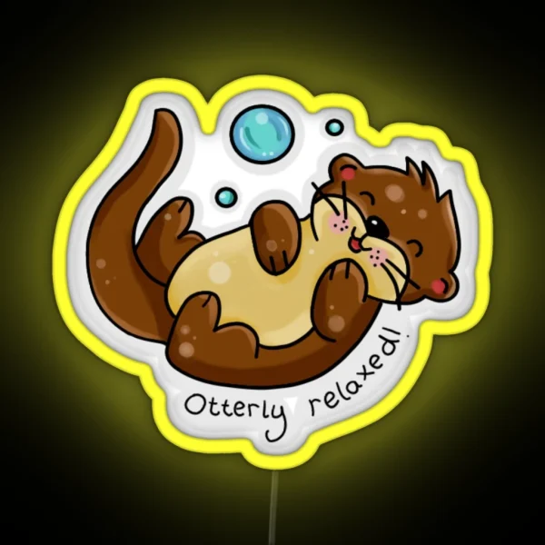 Otterly Relaxed RGB Neon Sign