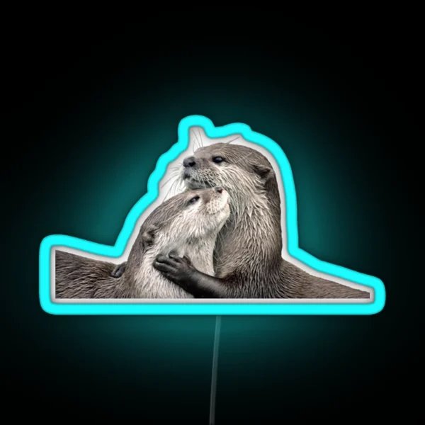 Otterly Romantic RGB Neon Sign