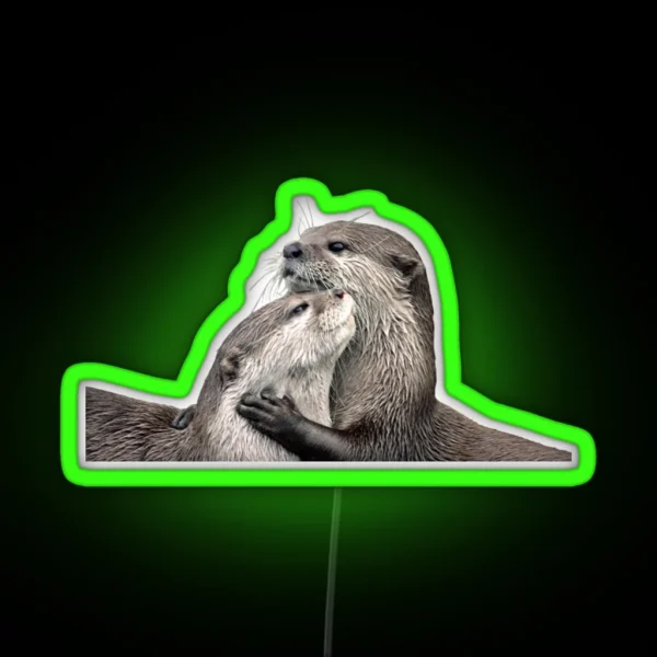 Otterly Romantic RGB Neon Sign