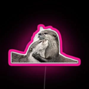 Otterly Romantic RGB Neon Sign